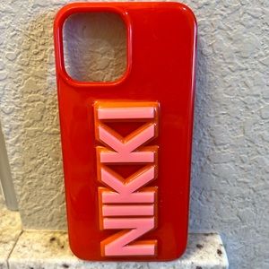Baublebar iPhone 12max plus cover. BrAnd new NIKKI